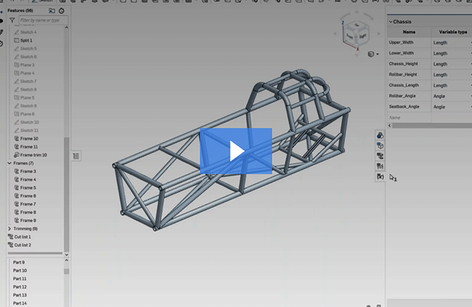 Webinar with play button for Drawing Tips and Tricks within Onshape