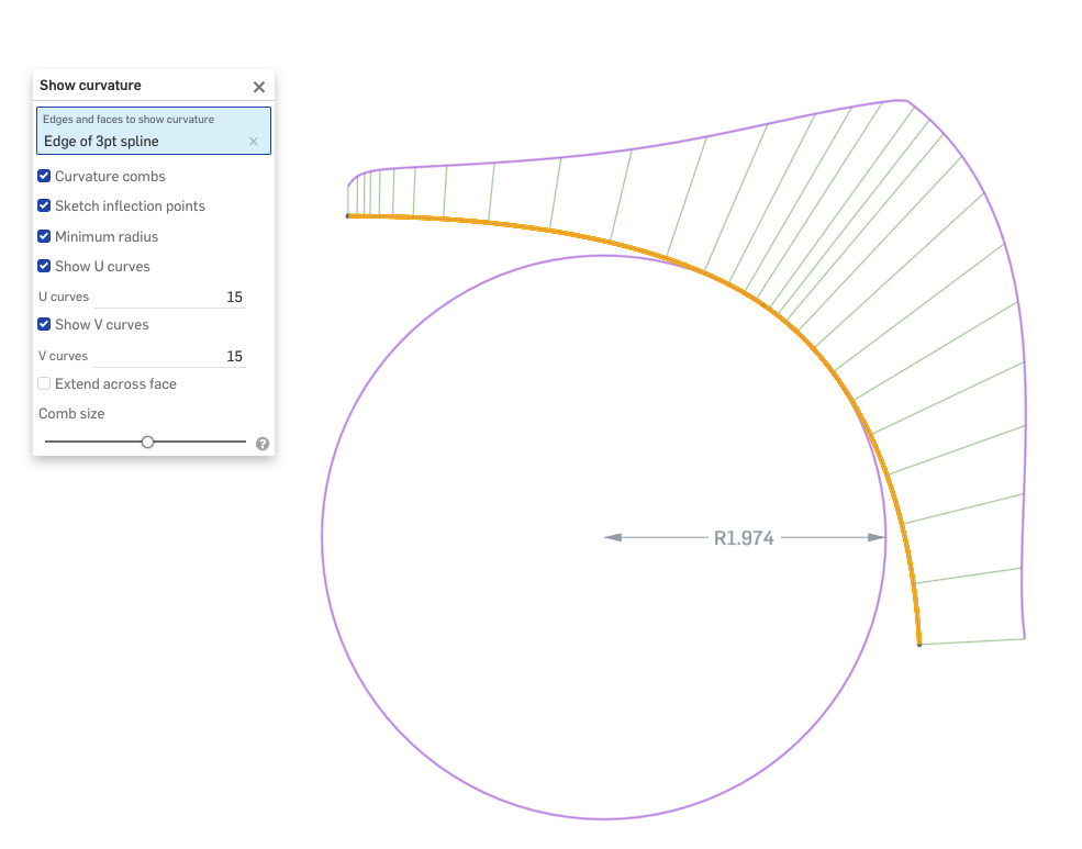 Checking the curvature